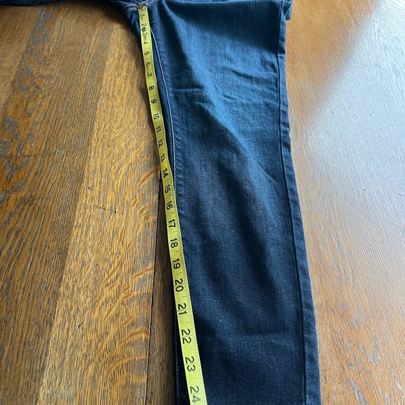 Everlane The Curvy High Rise Skinny Jeans Dark Indigo Size 30 Crop - Picture 12 of 15